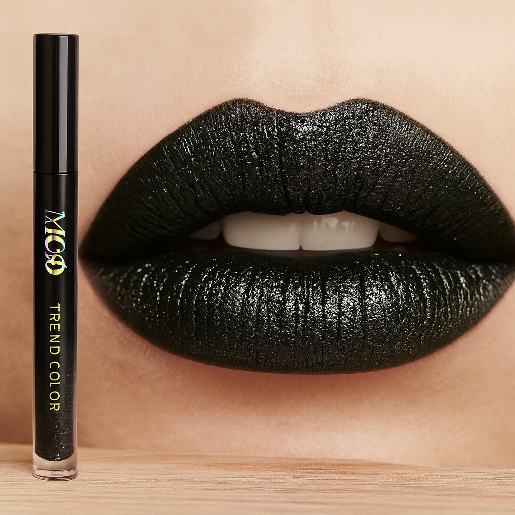 DarkGlam Lipgloss – Sort glanslipgloss, langvarig og ikke-klæbrig
