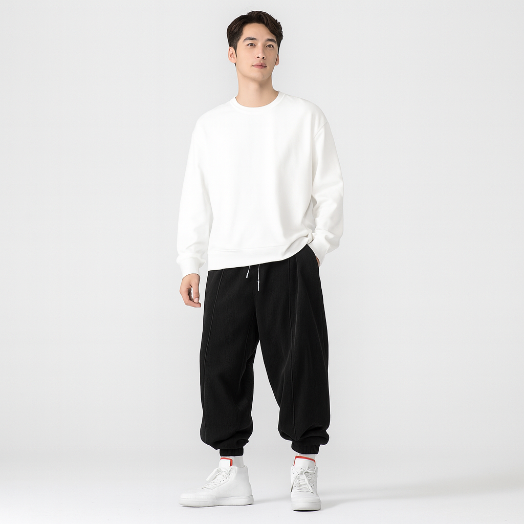 Eldan | afslappet kordfløjlsbukser med snøre