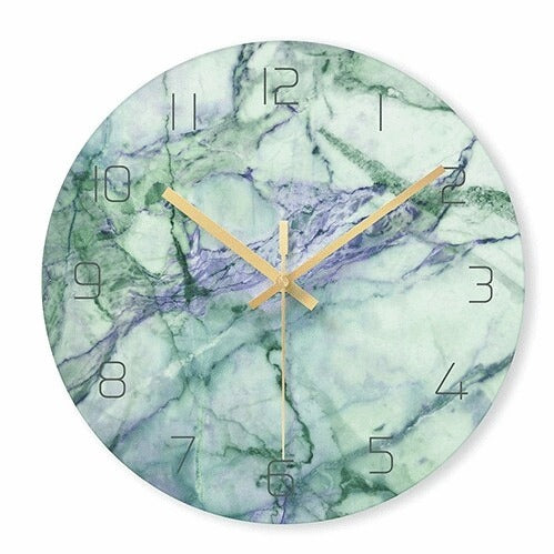 Marbelle Elegant Dekorativt Ur – Stilfuldt Design i Marmorlook