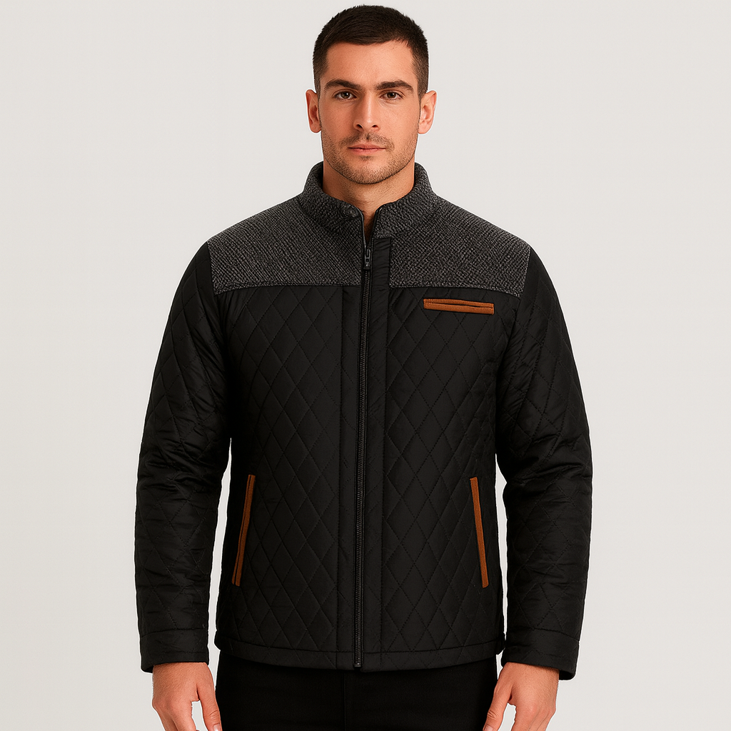 Ethan - Quiltet Stand Collar Jakke