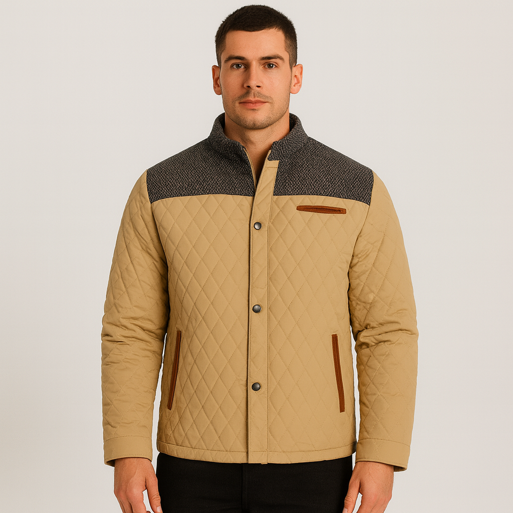 Ethan - Quiltet Stand Collar Jakke