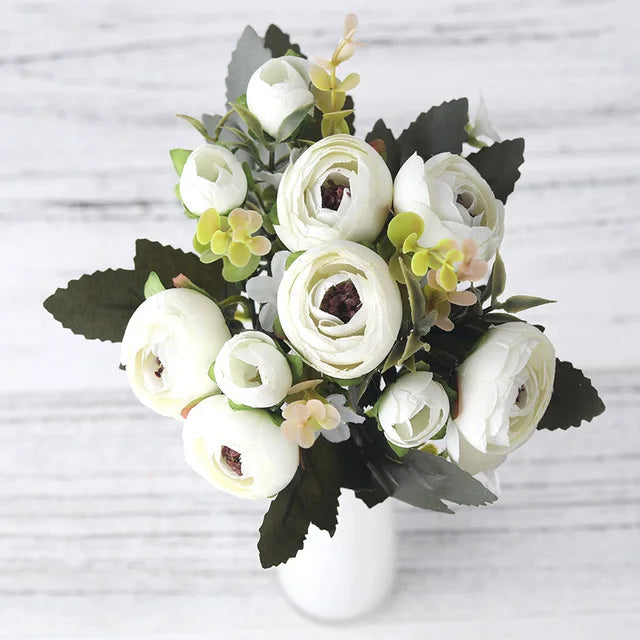 BloomLuxe – Elegant kunstig Ranunculus-blomsterindretning