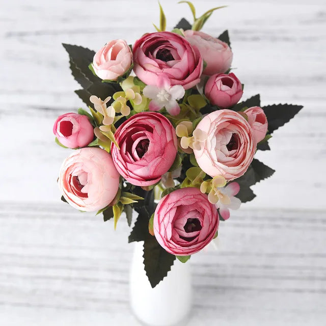 BloomLuxe – Elegant kunstig Ranunculus-blomsterindretning