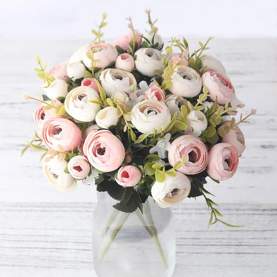 BloomLuxe – Elegant kunstig Ranunculus-blomsterindretning