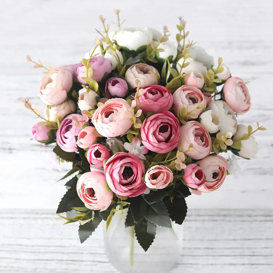 BloomLuxe – Elegant kunstig Ranunculus-blomsterindretning