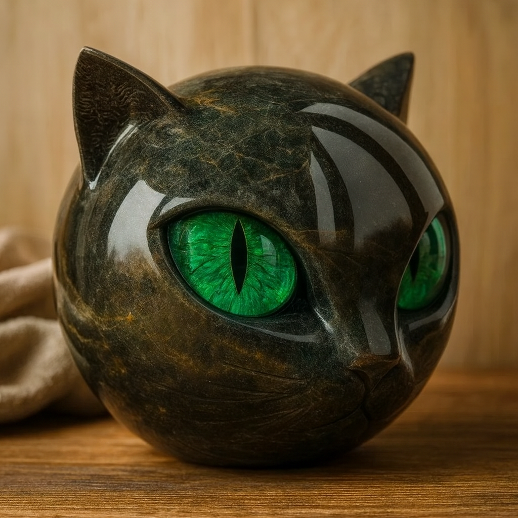 Felora | Kattekop-Skulptur