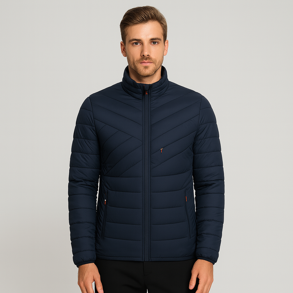 Finn - Let polstret vinterjakke med lynlås