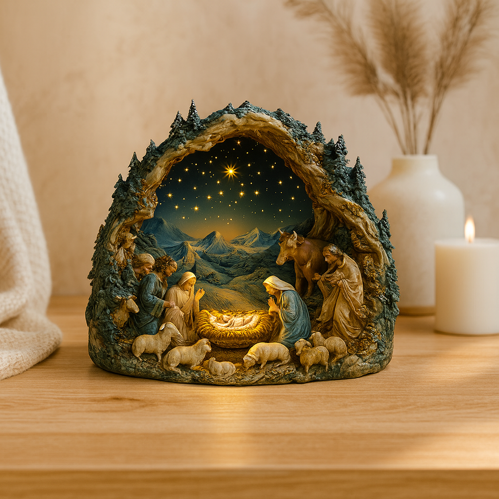 Frostholm | Akryl juledekoration til skrivebordet