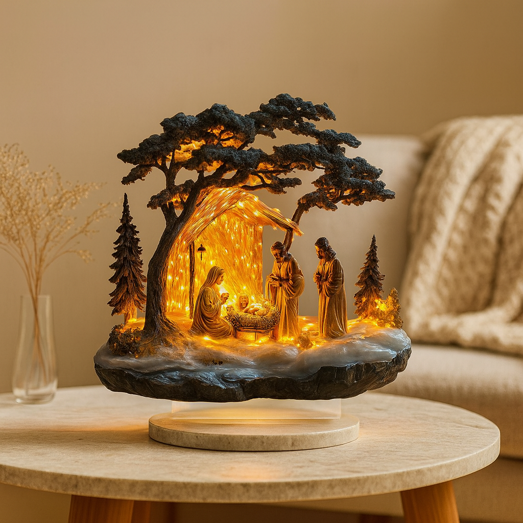 Frostholm | Akryl juledekoration til skrivebordet