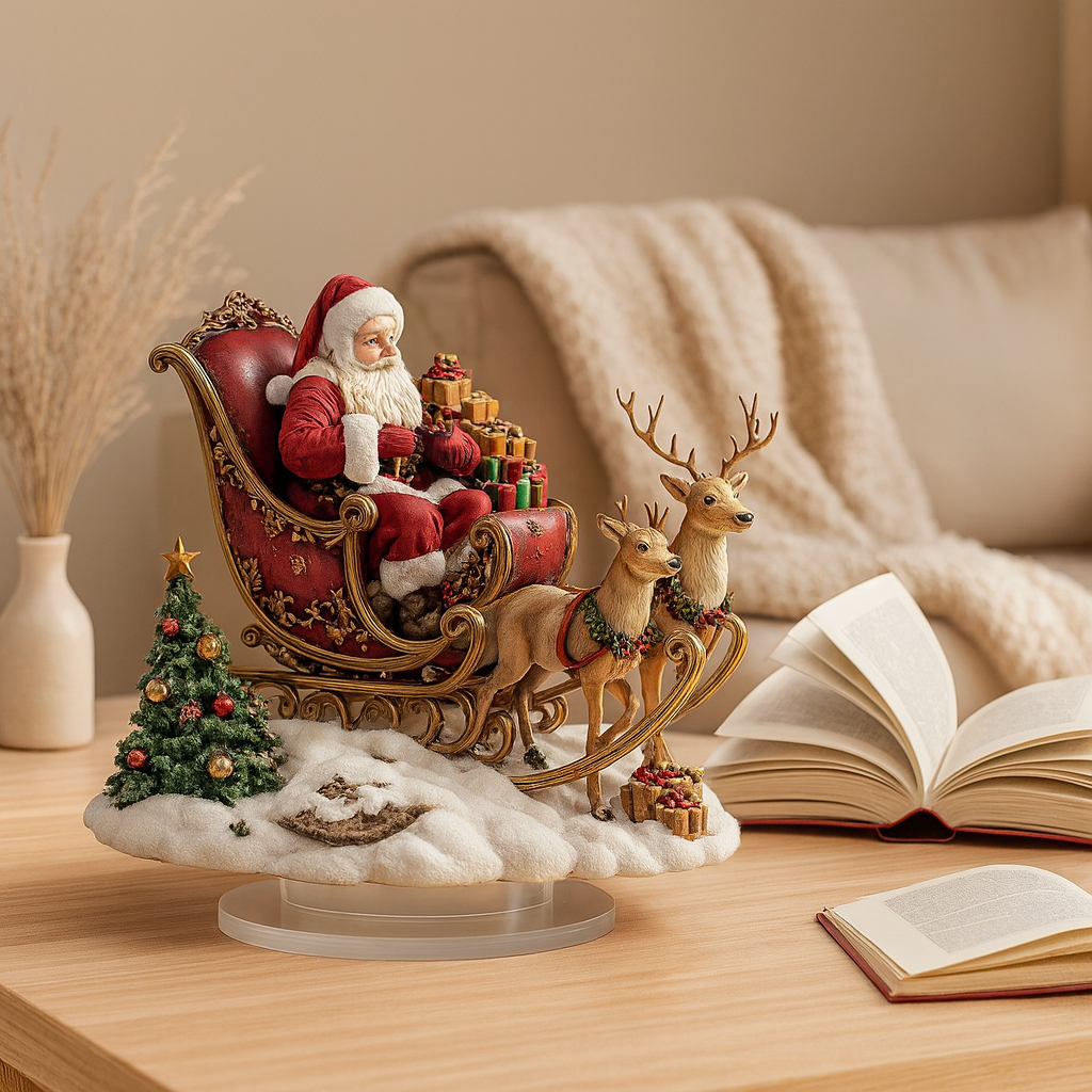 Frostholm | Akryl juledekoration til skrivebordet