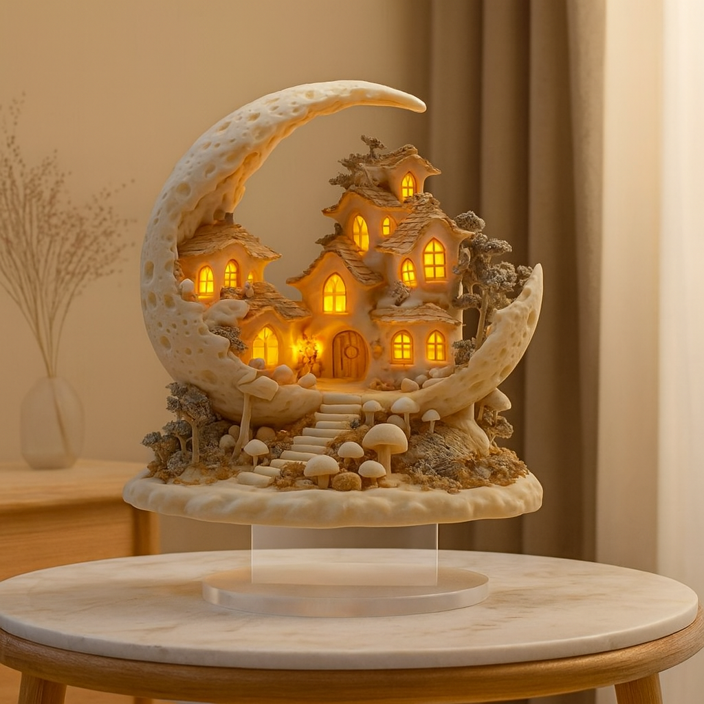 Frostholm | Akryl juledekoration til skrivebordet