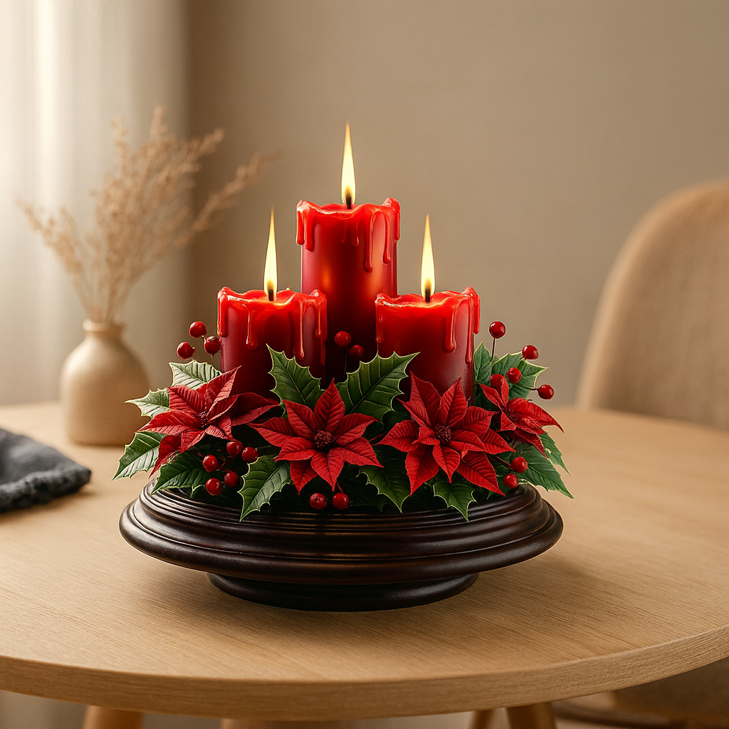 Frostholm | Akryl juledekoration til skrivebordet