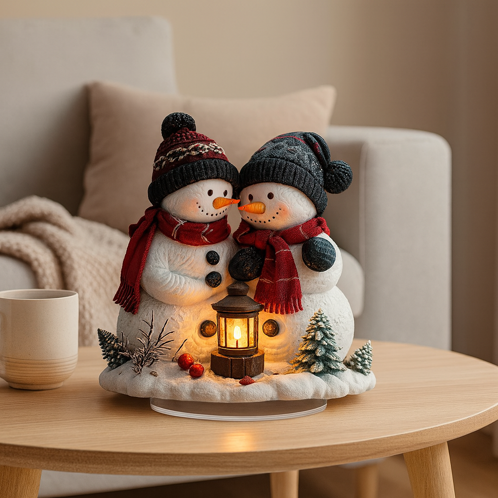 Frostholm | Akryl juledekoration til skrivebordet