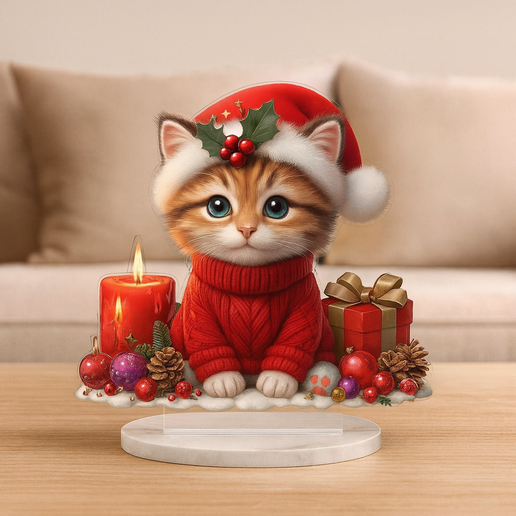 Frostholm | Akryl juledekoration til skrivebordet