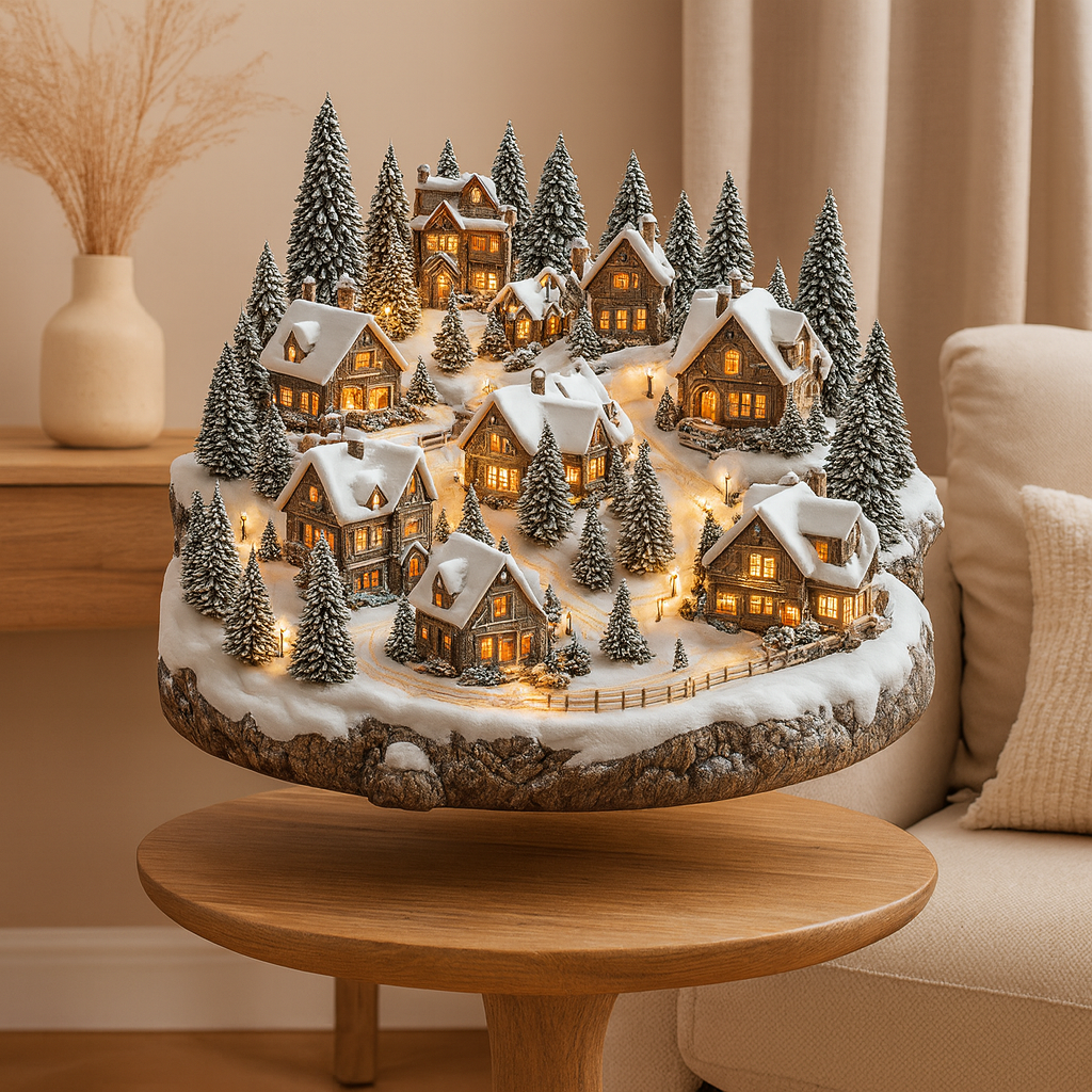 Frostholm | Akryl juledekoration til skrivebordet