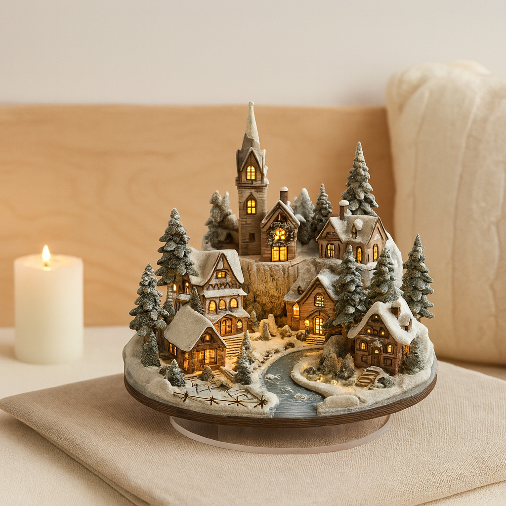 Frostholm | Akryl juledekoration til skrivebordet