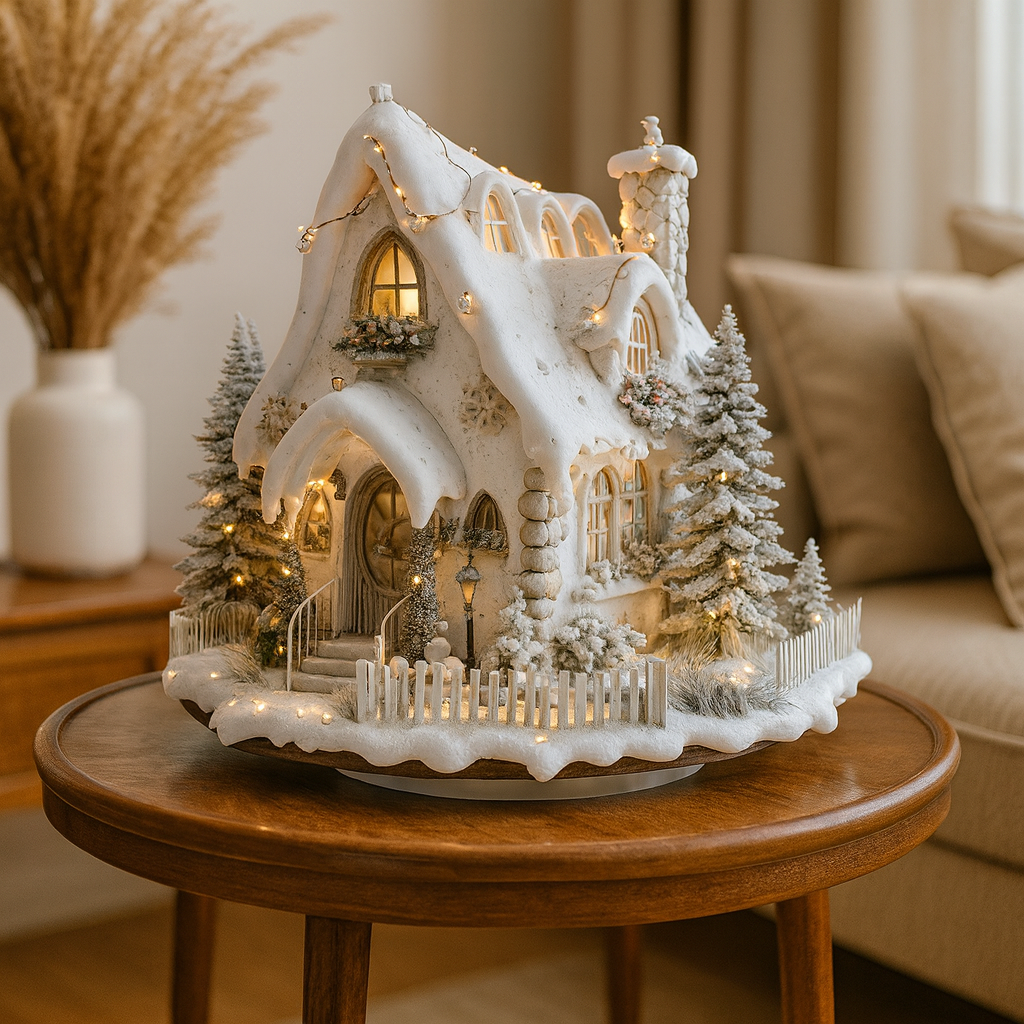 Frostholm | Akryl juledekoration til skrivebordet