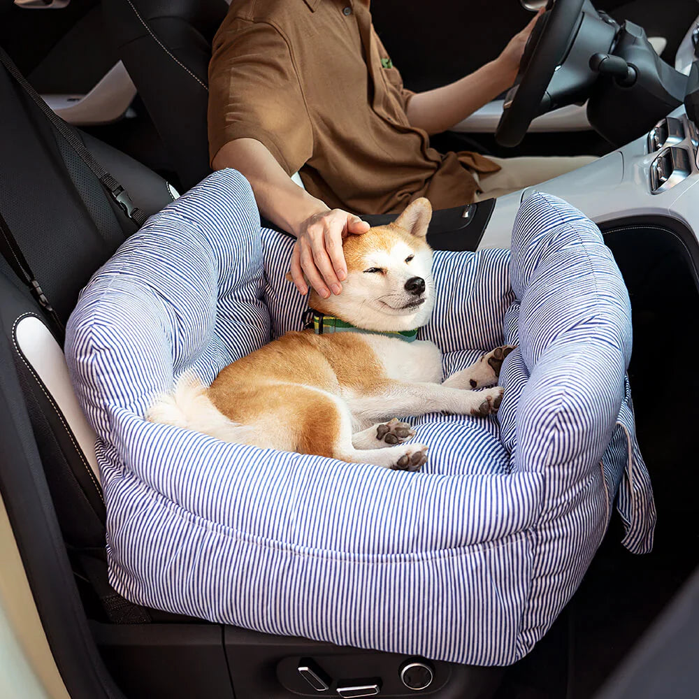 PawHaven CozyCar blød og sikker hundekurv
