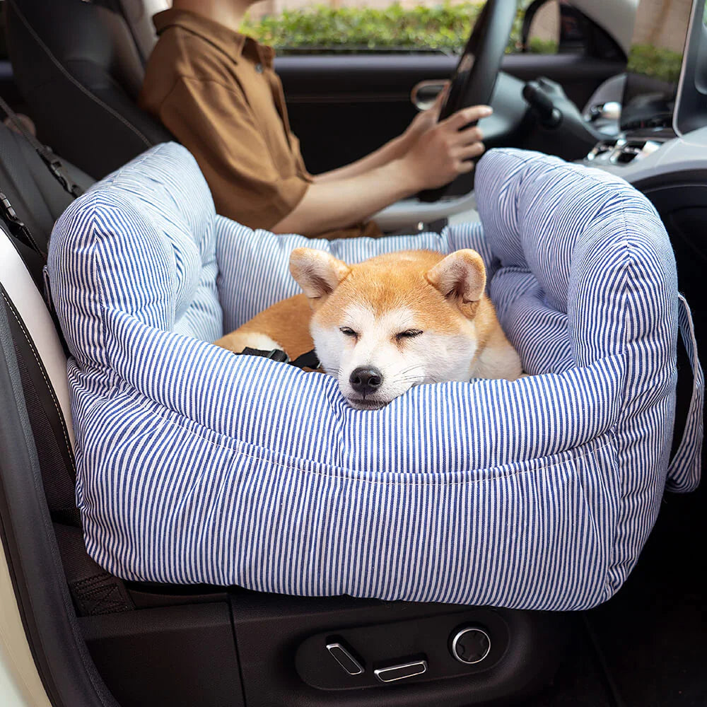PawHaven CozyCar blød og sikker hundekurv