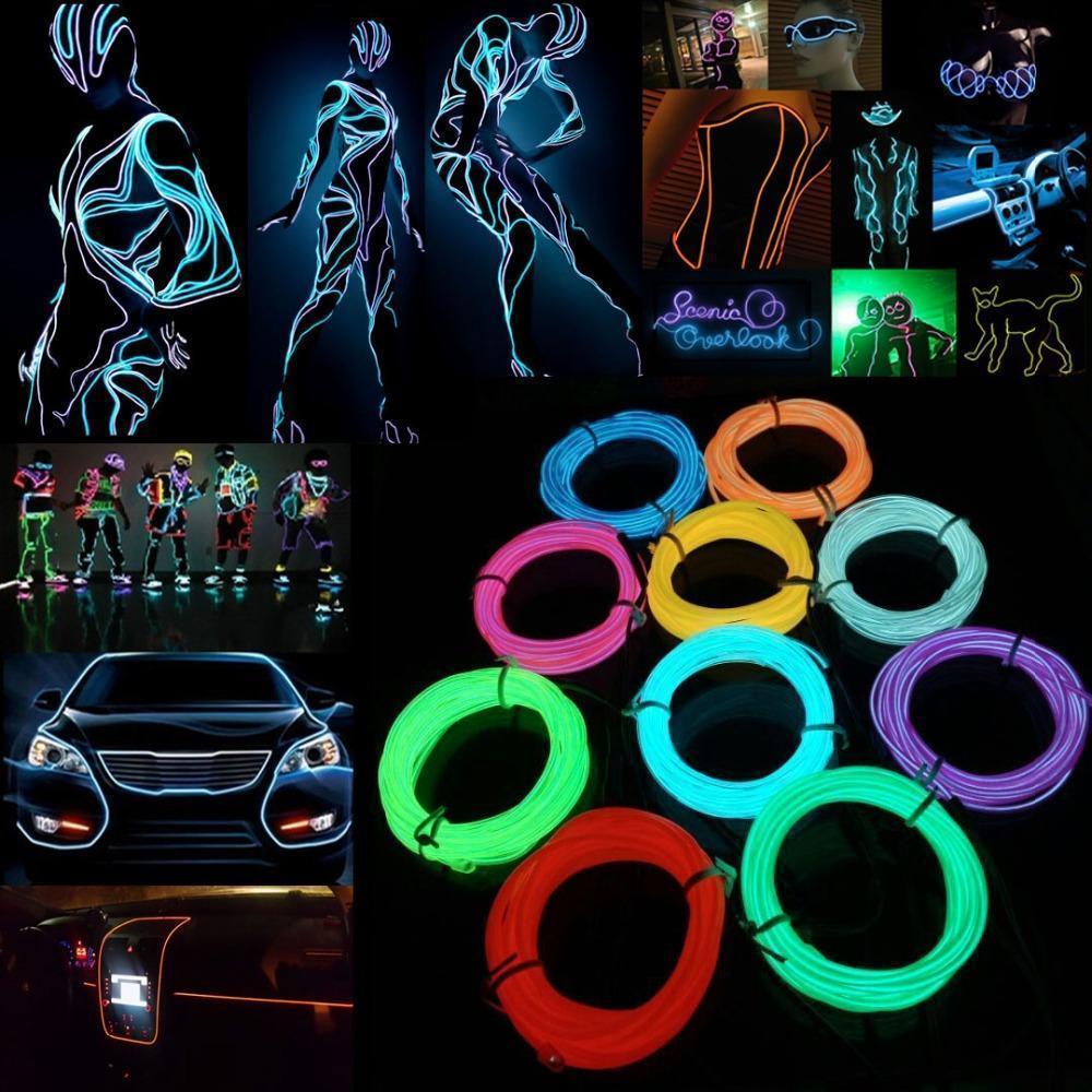 GlowFlex - Levende EL-tråd til kreativ belysning og dekoration