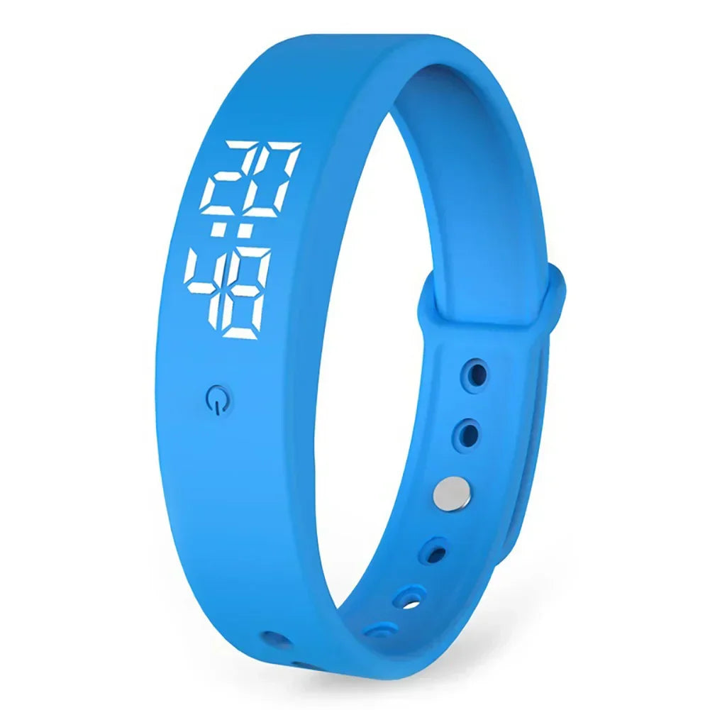 VibeFit V9 – Elegant vandtæt smartwatch med lydløse alarmer