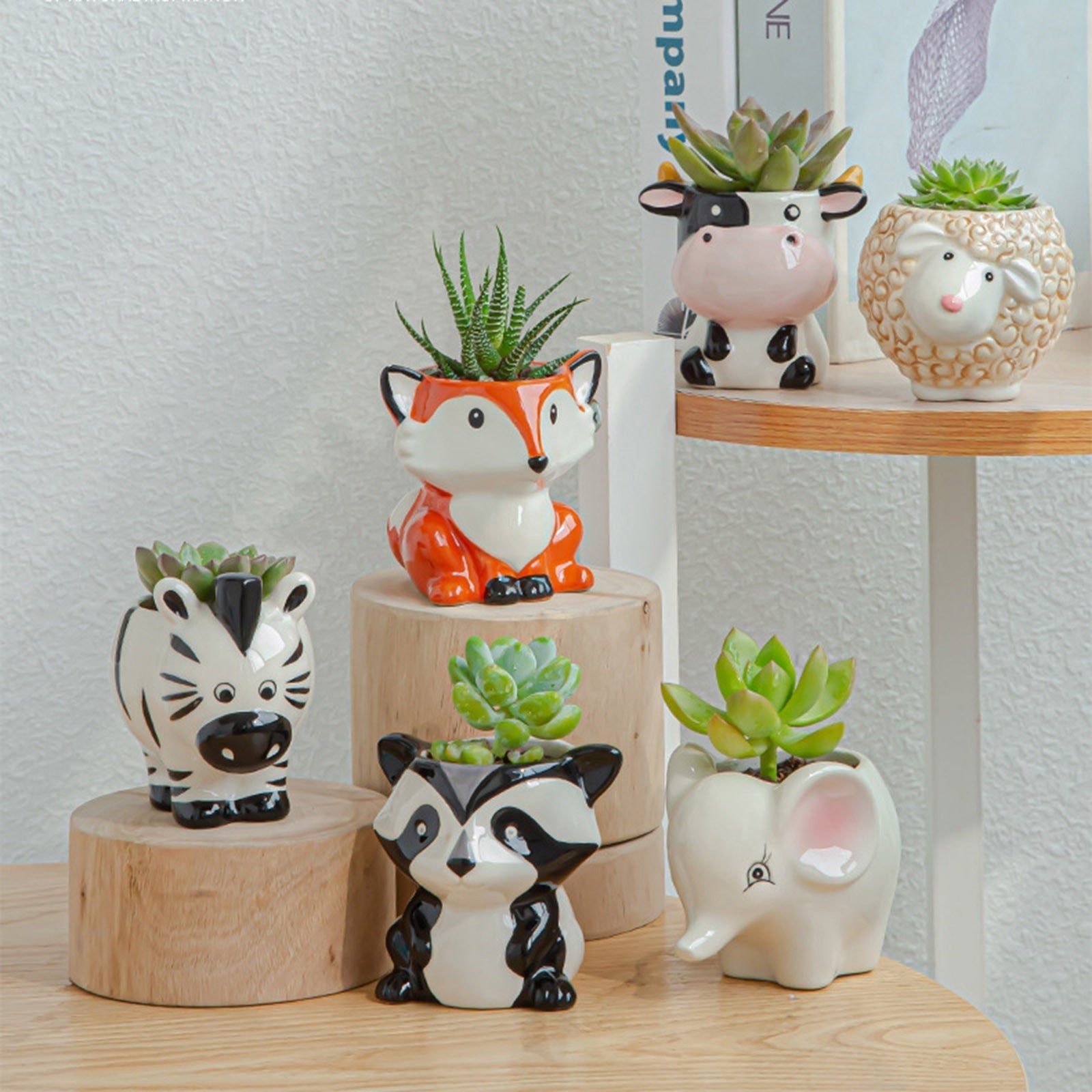 PetalPals - Keramiske kunstneriske dyreformede plantepotter