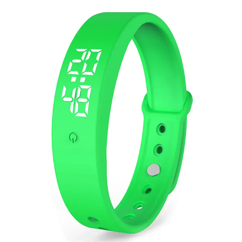 VibeFit V9 – Elegant vandtæt smartwatch med lydløse alarmer