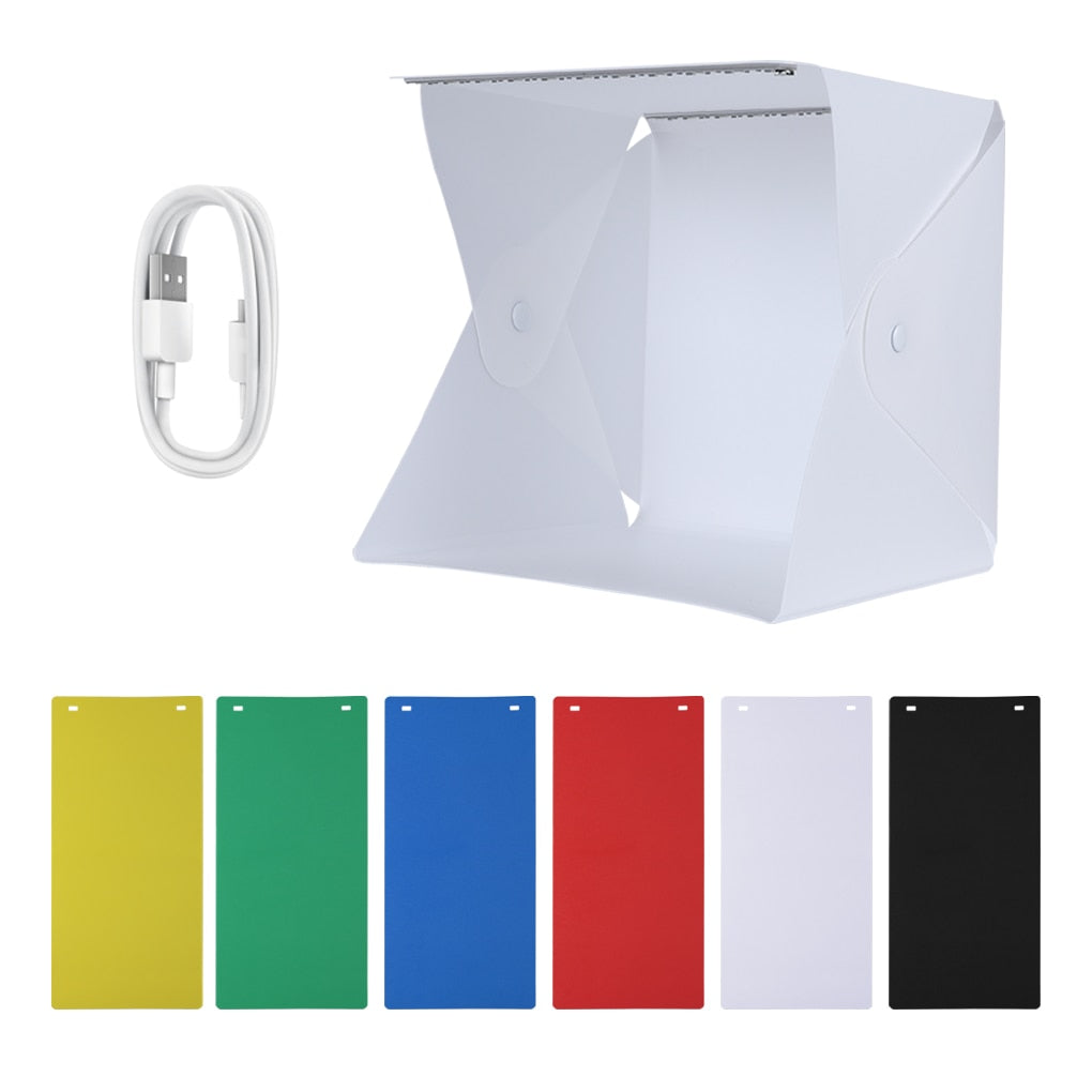 FotoBox Pro – Bærbart Light Studio til Perfekt Produktfotografering