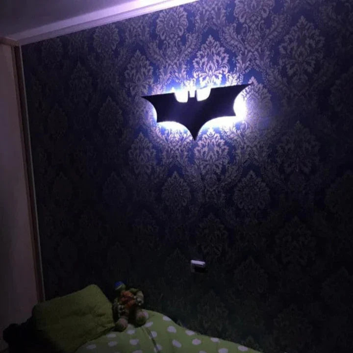 Batmanaura - fjernstyret LED Batman-lampe