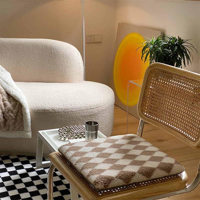 PlaidComfort - Klassisk ternet pude