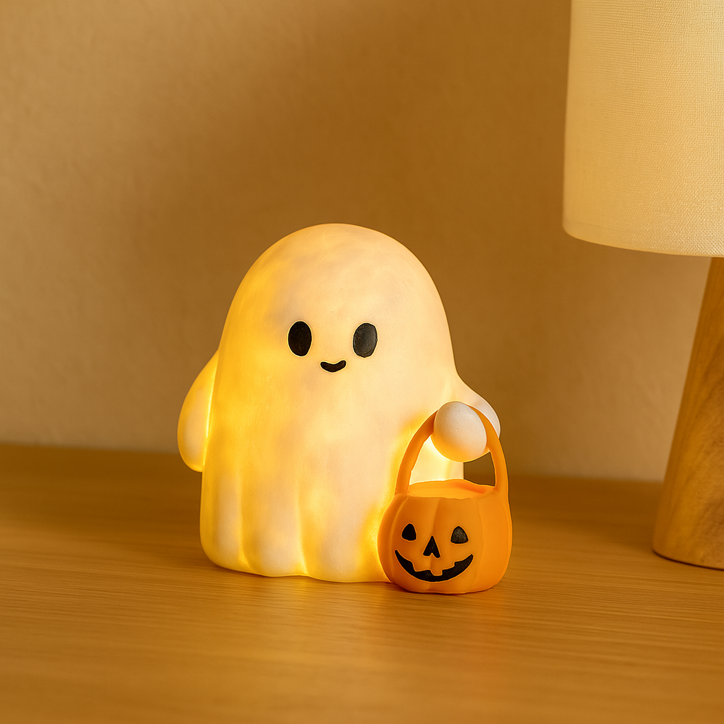 Halloween-Kurp i resin – Dekorativt Bordpynt