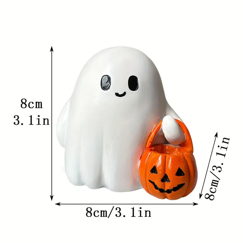 Halloween-Kurp i resin – Dekorativt Bordpynt
