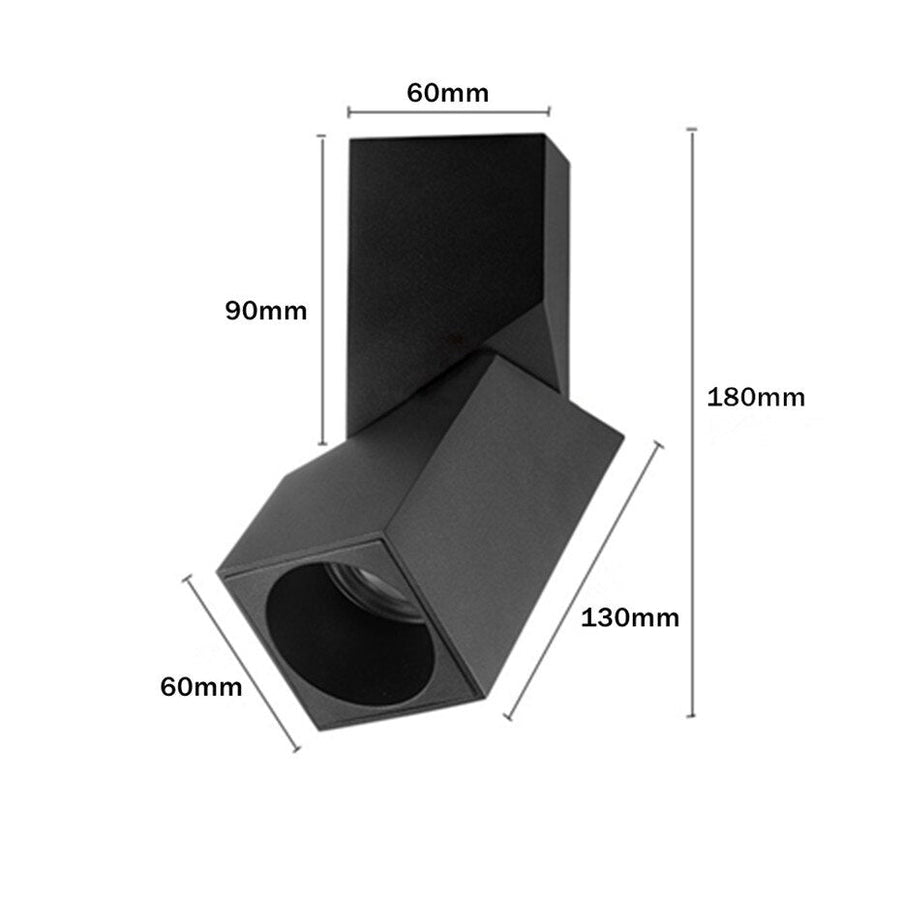 Cube Justerbar firkantet downlight