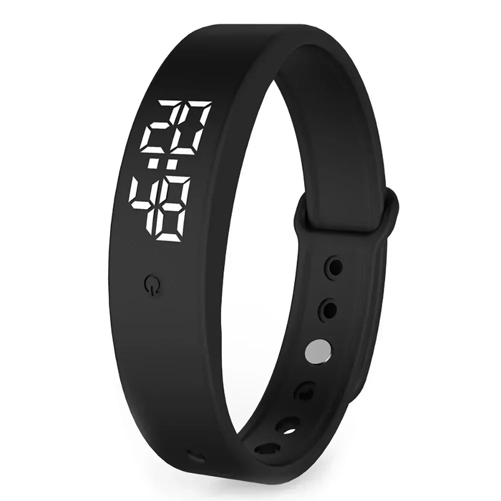 VibeFit V9 – Elegant vandtæt smartwatch med lydløse alarmer