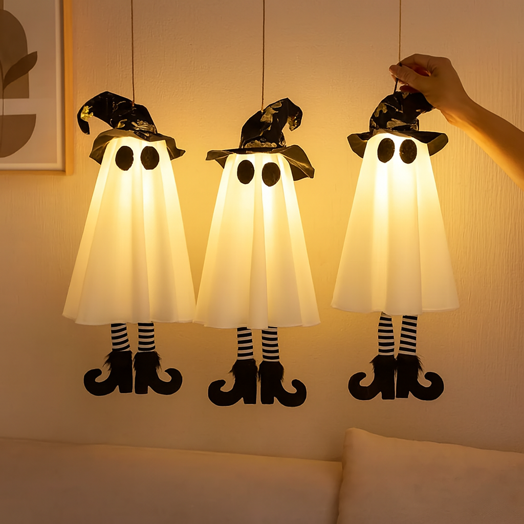 Hexora | Bevægelsessensor LED-Halloween-ophængsdekoration