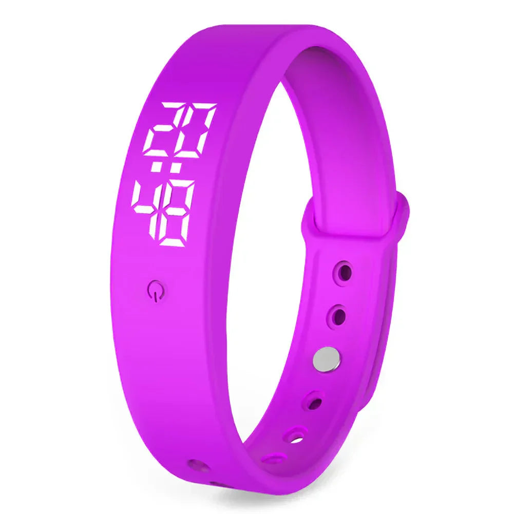 VibeFit V9 – Elegant vandtæt smartwatch med lydløse alarmer