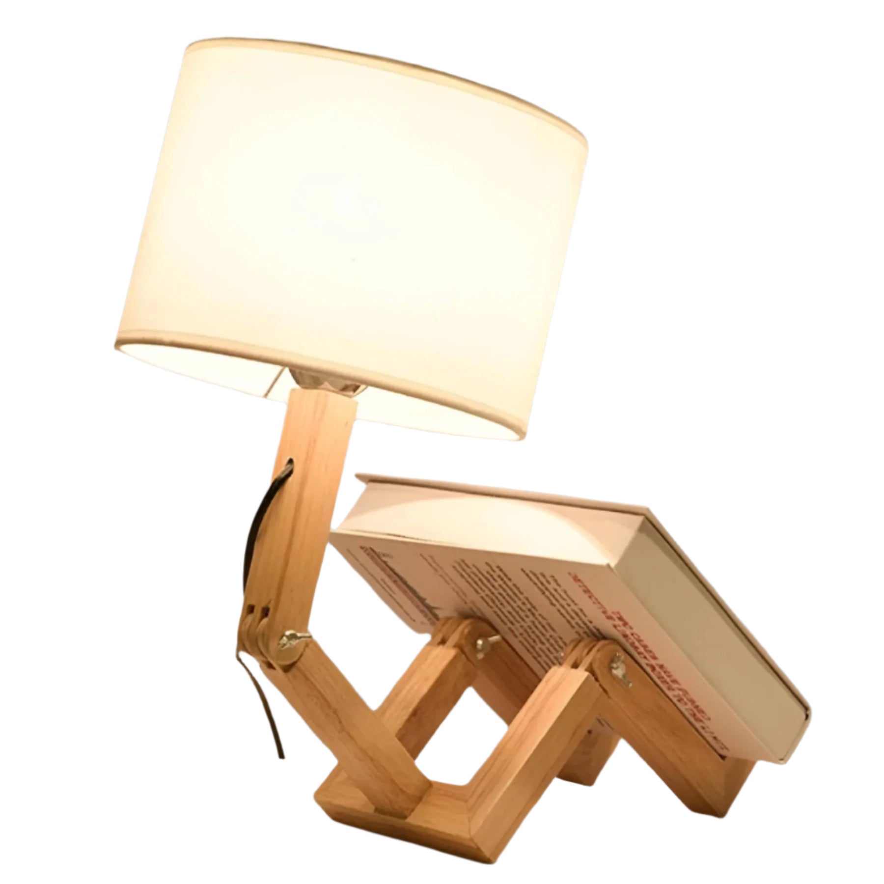 Orion – Robotiserbar Skrivebordslampe med Justerbar Belysning og Praktisk Bogholder