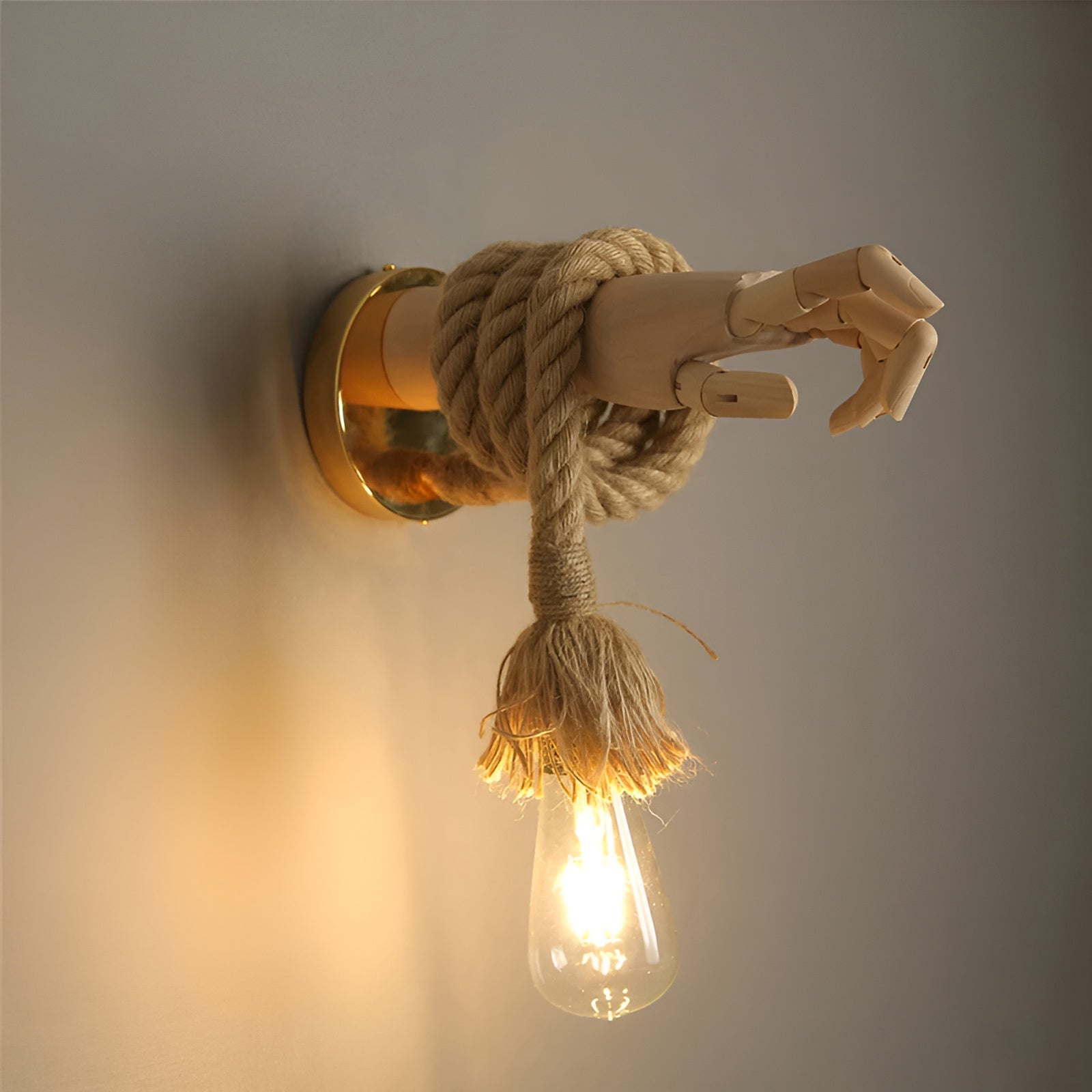 Rope - Rustik væglampe med tidløst design