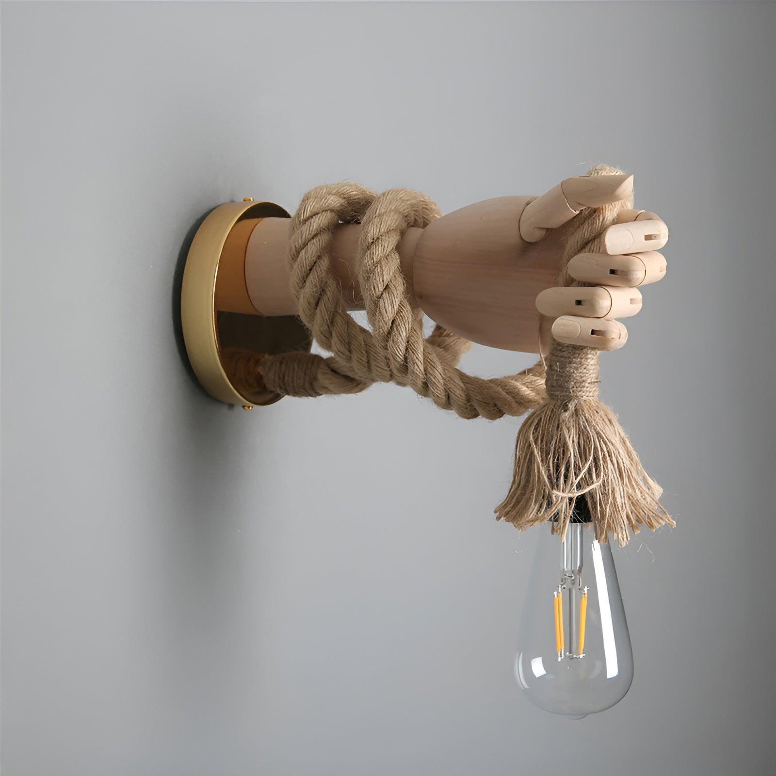 Rope - Rustik væglampe med tidløst design