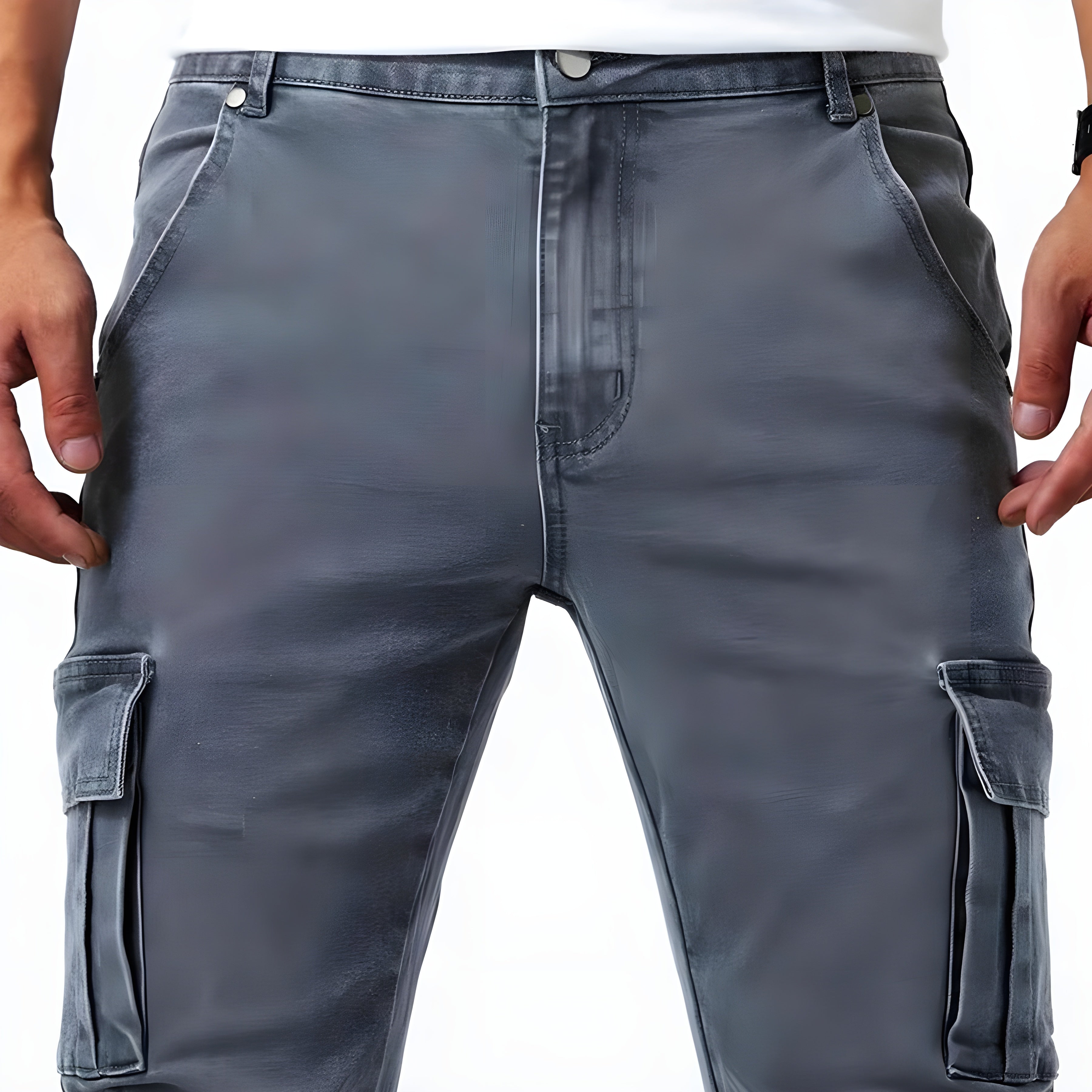 Samuel | Cargo-bukser i stretchdenim