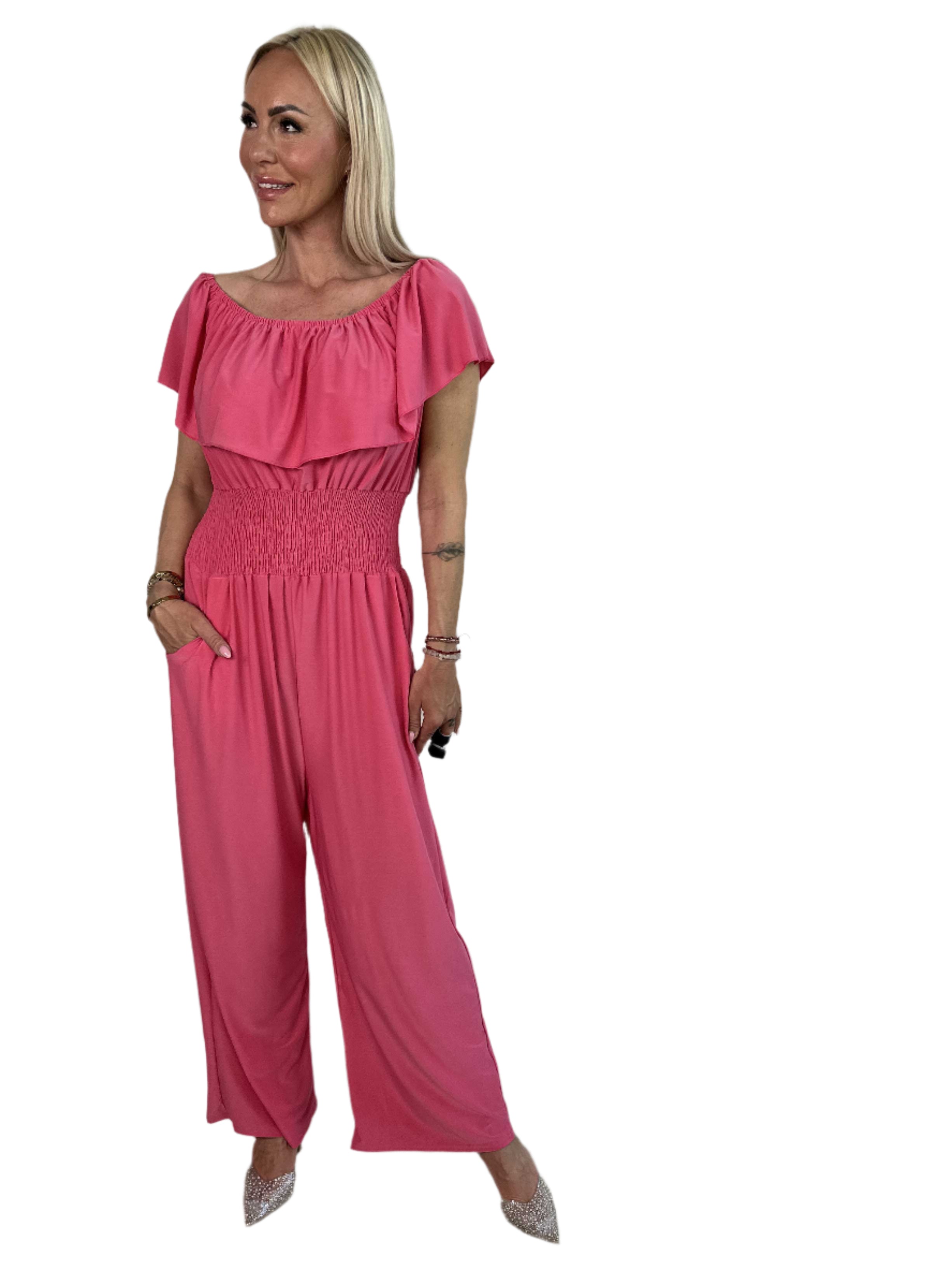 Amara Frill Jumpsuit – Elegant Enkelhed med Et Feminint Twist