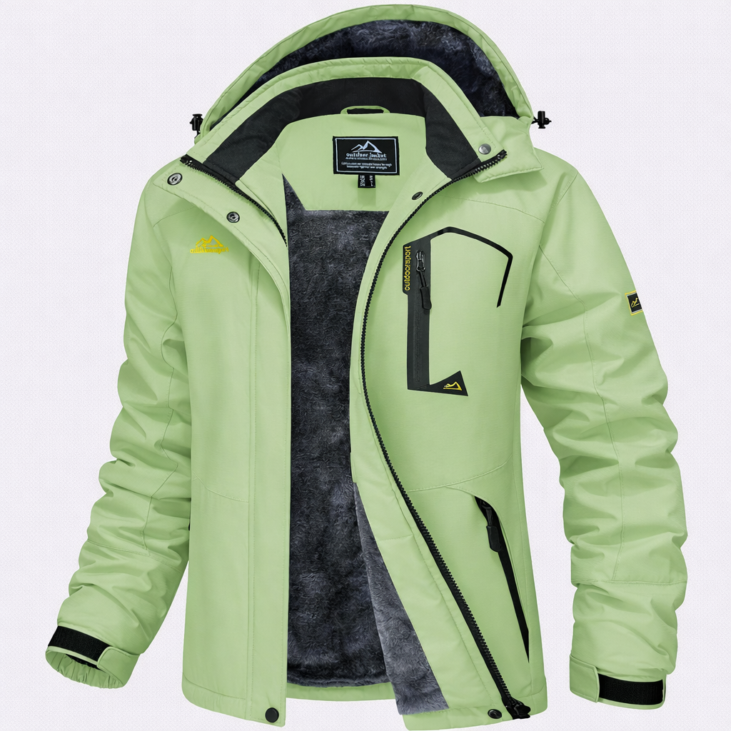 Kalle - Vandtæt jakke med lynlås og hætte