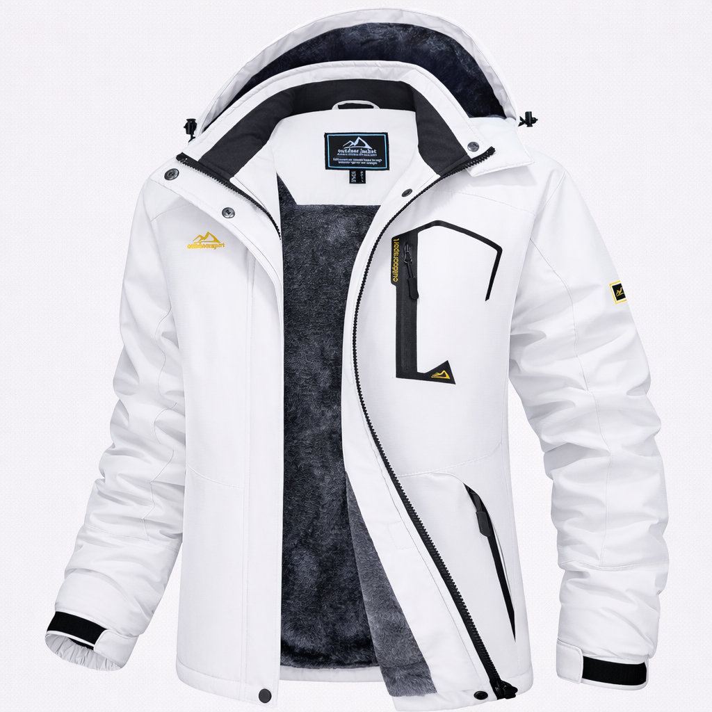 Kalle - Vandtæt jakke med lynlås og hætte