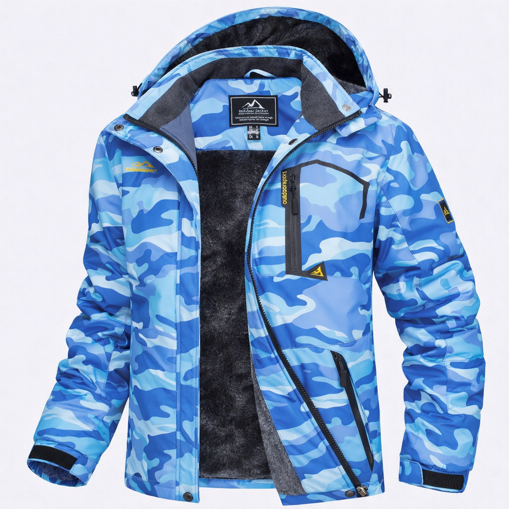 Kalle - Vandtæt jakke med lynlås og hætte