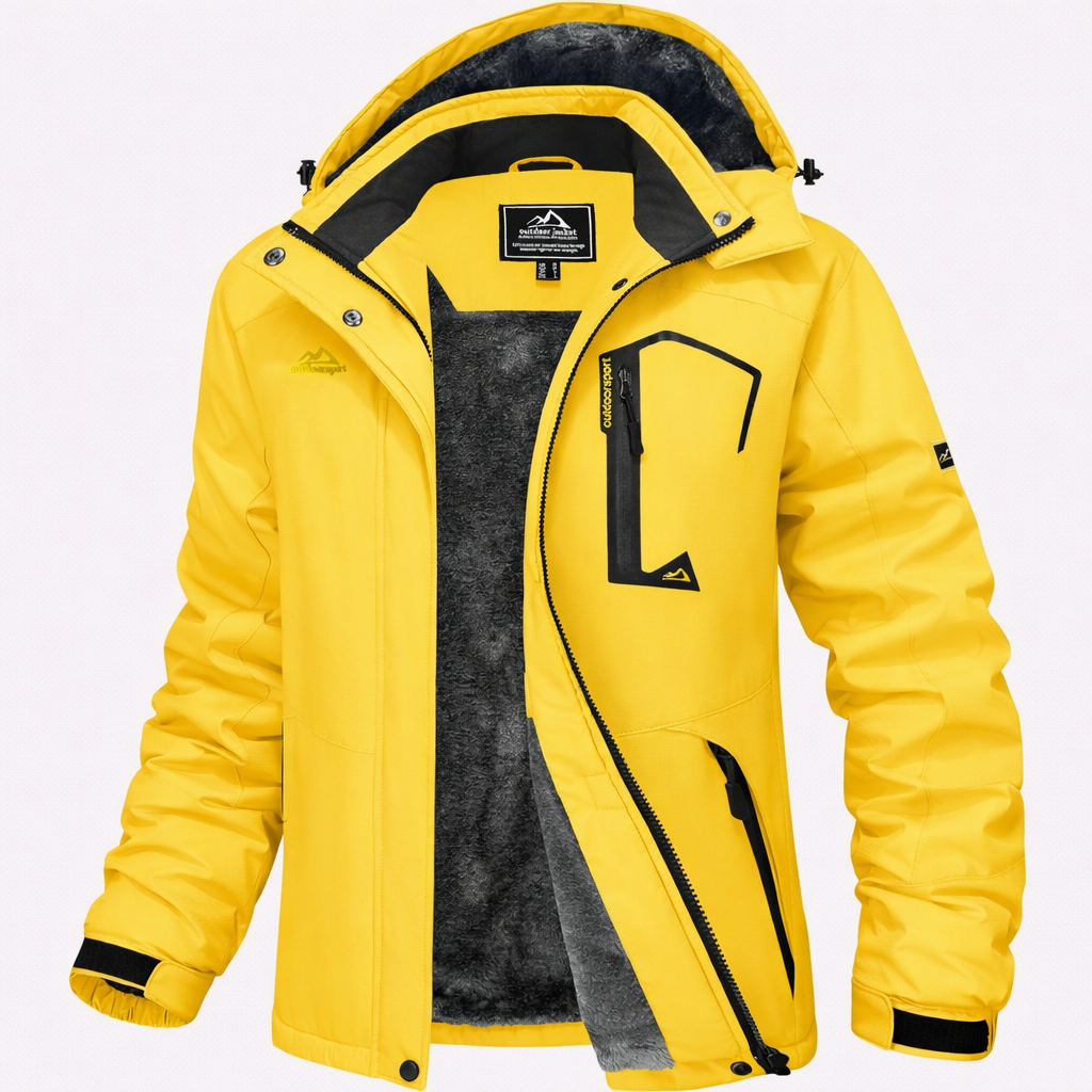 Kalle - Vandtæt jakke med lynlås og hætte