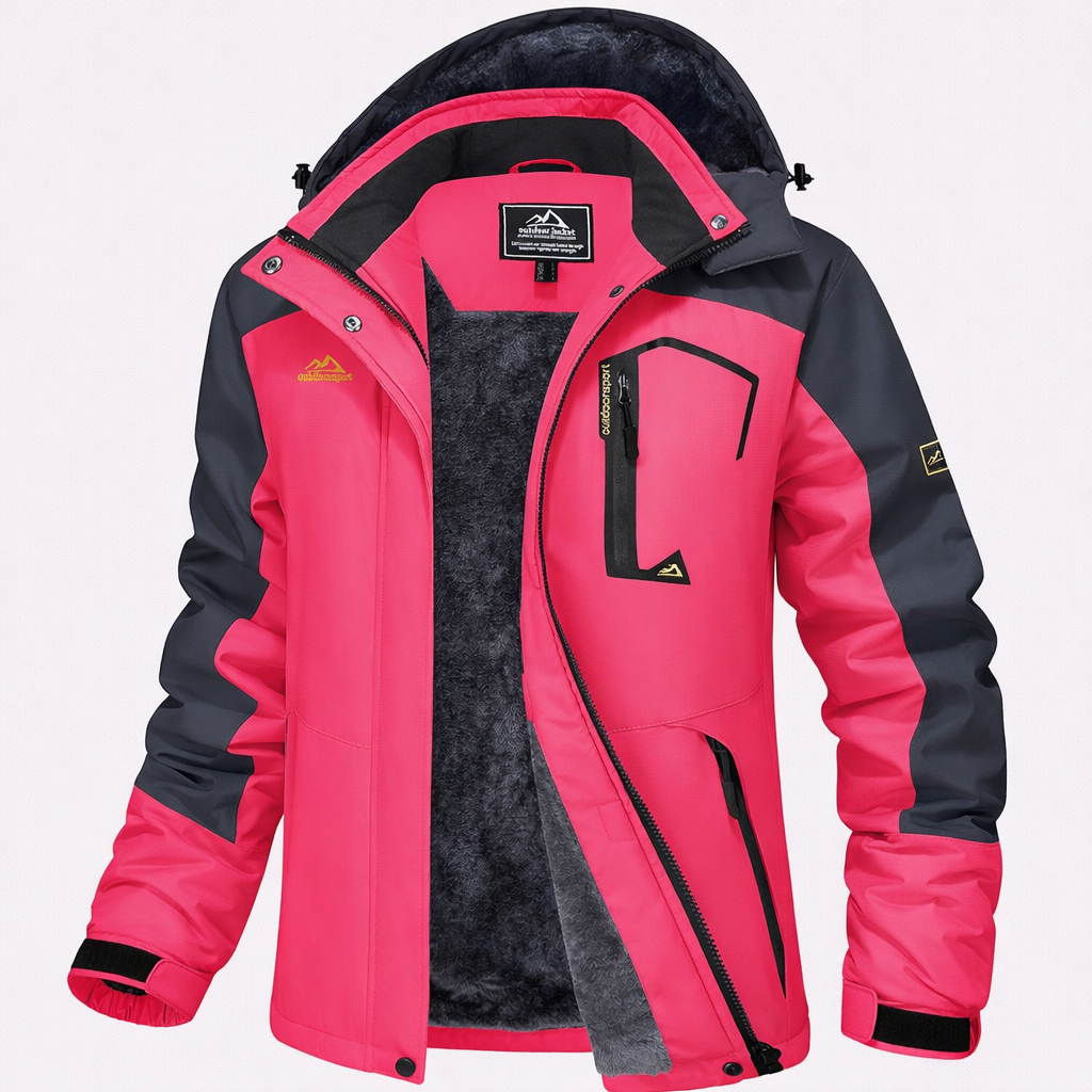 Kalle - Vandtæt jakke med lynlås og hætte