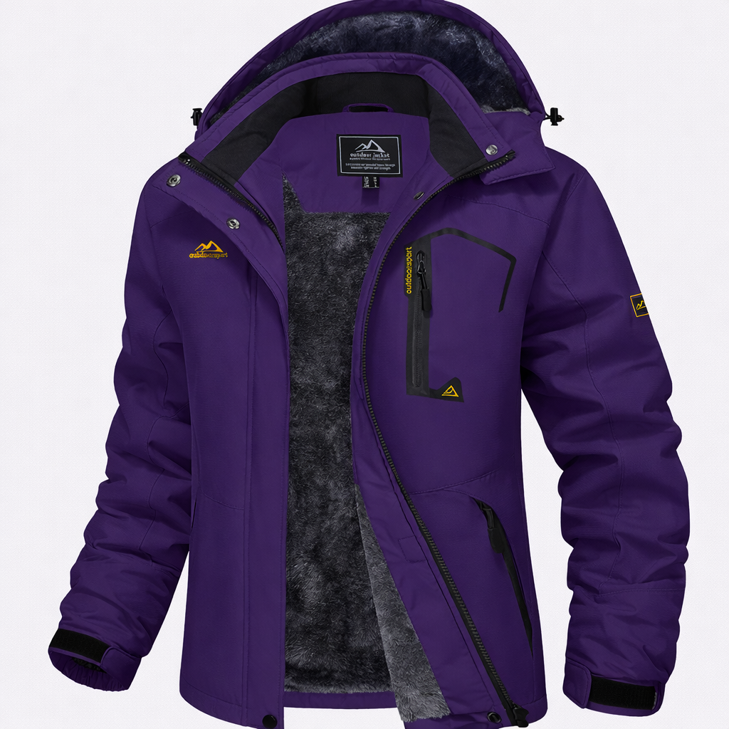 Kalle - Vandtæt jakke med lynlås og hætte