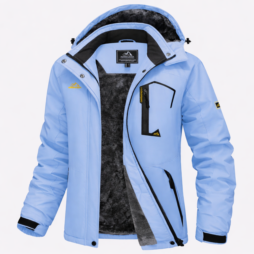 Kalle - Vandtæt jakke med lynlås og hætte