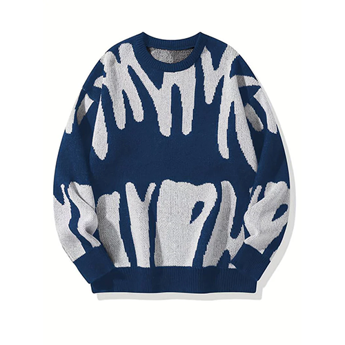 Aster - Moderne komfort Unisex abstrakt crewneck sweater