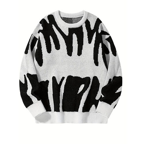 Aster - Moderne komfort Unisex abstrakt crewneck sweater